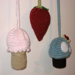 sale - amigurumi crochet drawstring purses pattern set digital download