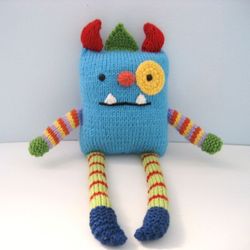 amigurumi knit monster pattern digital download