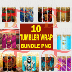 10 tumbler gucci luxury bundle design png, gucci tumbler wrap, sublimation designs downloads