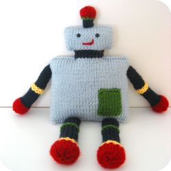 amigurumi knit robot pattern digital download