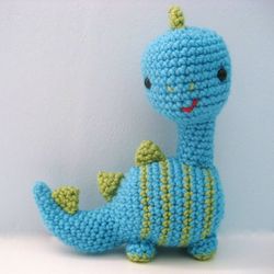 amigurumi crochet dinosaur pattern digital download