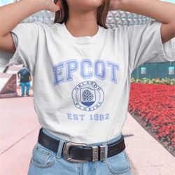 epcot college style t-shirt