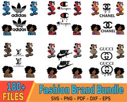 logo brand bundle svg, fashion brand svg, logo silhouette svg file cut digital download adidas logo bundle svg