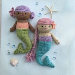 amigurumi knit mermaid dolls pattern digital download