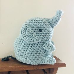 amigurumi crochet elephant pattern digital download