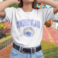 tomorrowland college style t-shirt