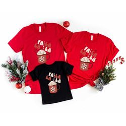 Fa La La La T-Shirt, Christmas Shirt, Christmas Song Shirt, Christmas Carols Shirt, Festive Shirt, Christmas Coffee Shir