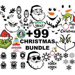 Christmas SVG, PDF, PNG, Mega Christmas Bundle, Grinch SVG