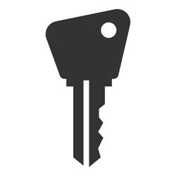 key silhouette svg, png, jpg files. digital download