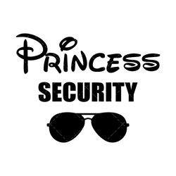 princess security svg, png, pdf, funny dad svg