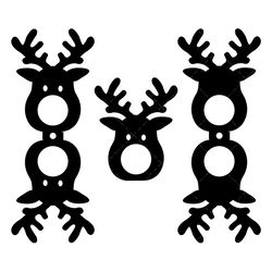 reindeer lollipop holder svg, pdf, png, christmas svg