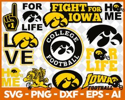 fight for iowa bundles, fight for iowa svg, ncaa football svg, ncaa team, svg, png, dxf, eps, instant download