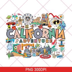 retro california trip png, mickey and friends png, disney family trip png,  disneyland png, png files for cricut png