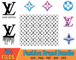 LV pattern SVG & PNG Download  Free SVG Download Fashion brand