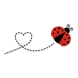 ladybug svg, png, jpg files. ladybug with path. digital download.