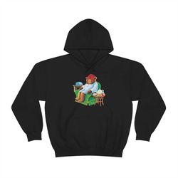 best seller - celestial seasoning sleepytime tea bear unisex heavy blend hooded sweatshirt