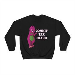 best seller - commit tax fraud essential unisex heavy blend crewneck sweatshirt