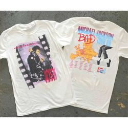 Michael Jackson Bad Tour 88 T-Shirt, Michael Jackson Tour 1988 T-Shirt, Pop Tour Shirt, Pop Music Shirt For Fans