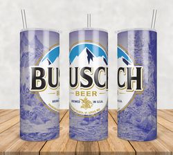 busch beer can tumbler png, busch beer can 20oz skinny tumbler sublimation designs png, drinks tumbler png