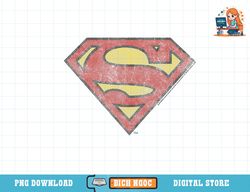 dc comics superman vintage shield t-shirt copy png