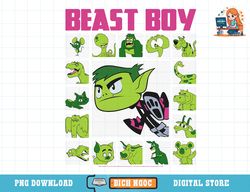 dc comics teen titans go! beast boy box up t-shirt copy png
