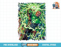 dc comics the green lantern electric t-shirt copy png