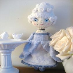 amigurumi knit marie antoinette doll pattern digital download