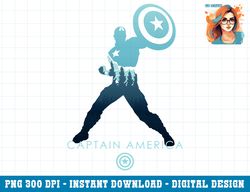 marvel captain america silhouette png, sublimation copy