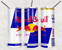 Red Bull Tumbler Png, Red Bull 20oz Skinny Sublimation Designs Png, Drinks Tumbler Png, Sublimation Tumbler