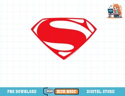 superman man of steel red glyph t-shirt copy png