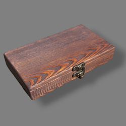 pine wood handmade jewelry box.