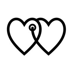 heart outline svg, png, jpg files. digital download