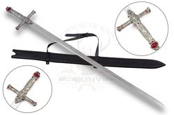 the sword of harry potter godric wizzard gryffindor fantasy sword cosplay w/ sheath, gift for him, anniversary gift, jwk