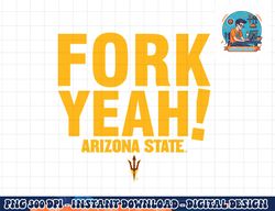 arizona state sun devils fork yeah  png, sublimation copy