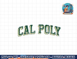 cal poly mustangs vintage arch logo officially licensed  png, sublimation copy