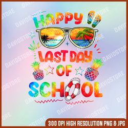 happy last day of school png teachers end of year students png digital download