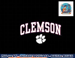 clemson tigers arch over orange officially licensed  png, sublimation copy