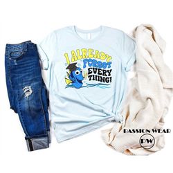 finding nemo graduation shirt, dory i almost forget everything shirt, grad school tee, grad school gift ,disney graduati