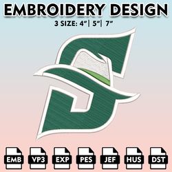 ncaa logo embroidery designs, ncaa hatters, stetson hatters embroidery files, machine embroidery designs