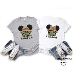 animal kingdom safari couple shirts, safari zoo shirt, disney mickey minnie safari mode, disney inspired shirt, family m