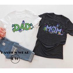 disney dad & mom luca couple shirt, luca family matching shirt, luca inspired, gift for dad and mom, husband/ wife shirt