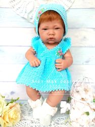 reborn doll clothes set - crochet for reborn - crochet pattern for doll