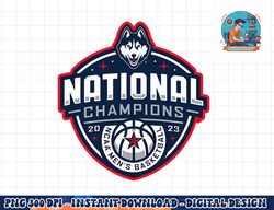 connecticut huskies national champs 2023 basketball icon  png, sublimation copy