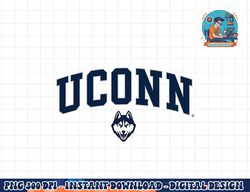 connecticut huskies womens arch over dark heather  png, sublimation copy