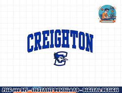 creighton bluejays arch over black officially licensed  png, sublimation copy