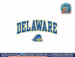 delaware fightin  blue hens arch over heather gray  png, sublimation copy