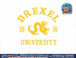 drexel dragons stamp logo officially licensed navy  png, sublimation copy