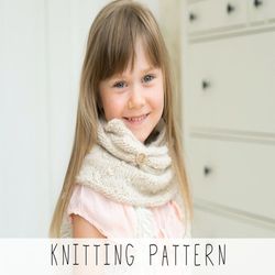 knitting pattern kids cowl x girls cowl knit pattern x kids scarf knitting pattern x easy cowl knit pattern x chunky