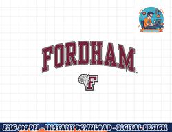 fordham rams arch over logo officially licensed  png, sublimation copy