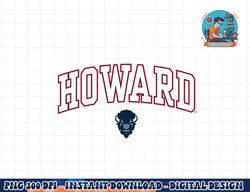 howard university bison arch over officially licensed  png, sublimation copy